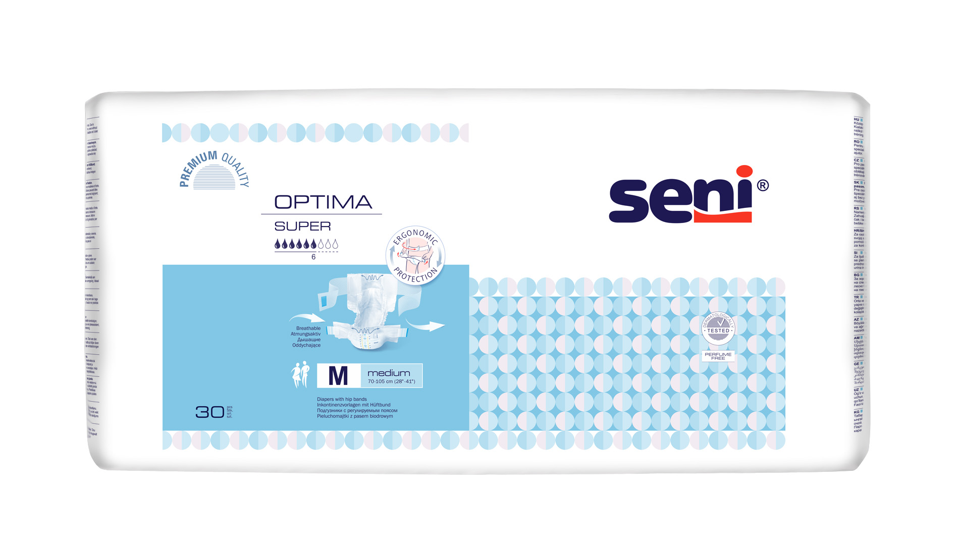 Seni Optima Super Vorlagen mit Hüftbund