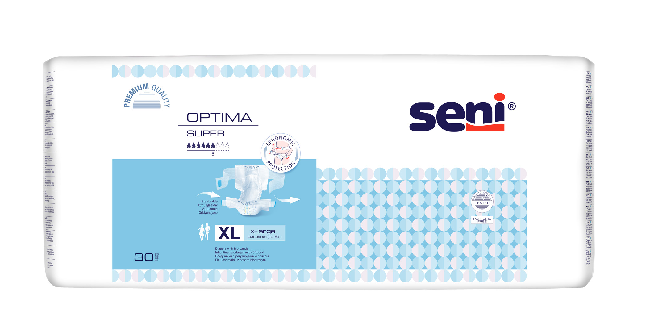 Seni Optima Super Vorlagen mit Hüftbund