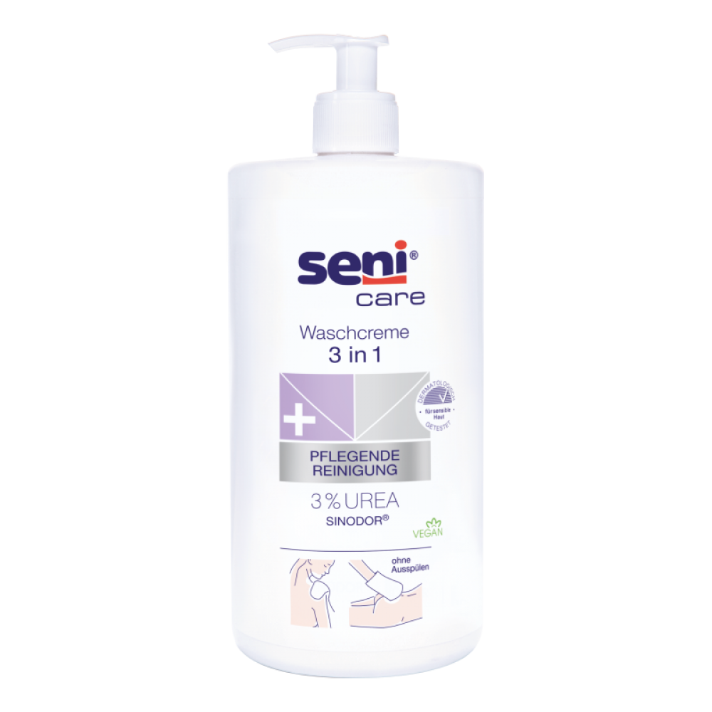 Seni Care Waschcreme 3in1 (ohne Wasser) 1000 ml