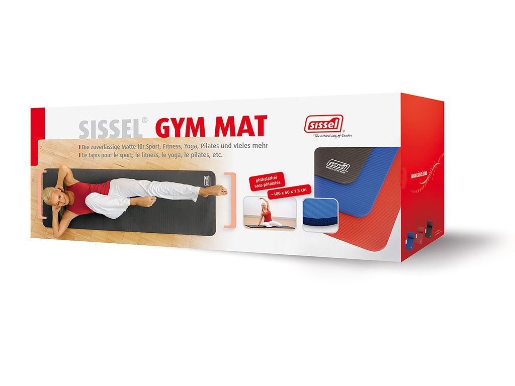 Sissel Gymnastikmatte Gym Mat 1.5 cm anthrazit
