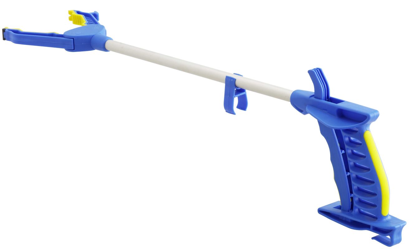 Rehastage Greifzange Falke drehbar mit Softgriff