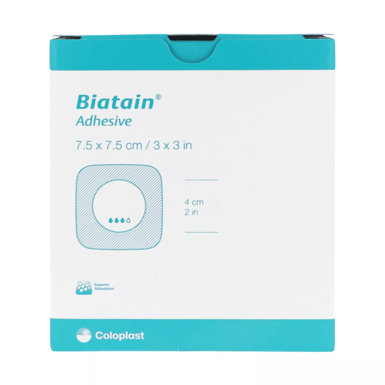 Biatain Schaumverband selbsthaftend 7,5x7,5 cm 10 Stück