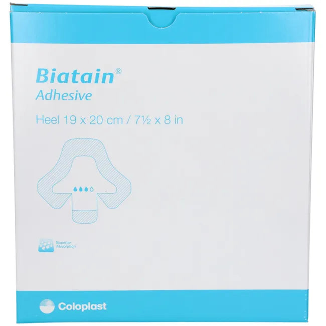 Biatain Ag Schaumverband Ferse 19x20 cm 5 Stück