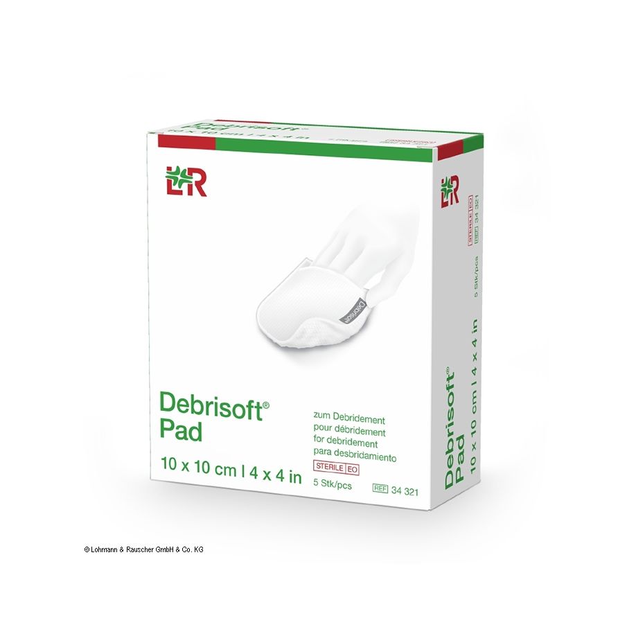Debrisoft Pad 10x10 cm steril 5 Stück
