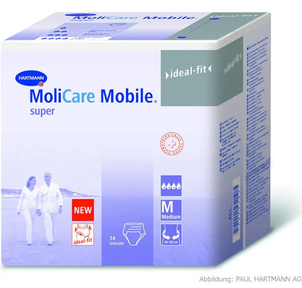 MoliCare Mobile Super 4 Tropfen Gr. M 14 Stück