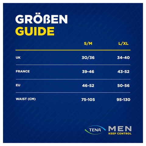 TENA Men Active Fit (Pants) Plus blau