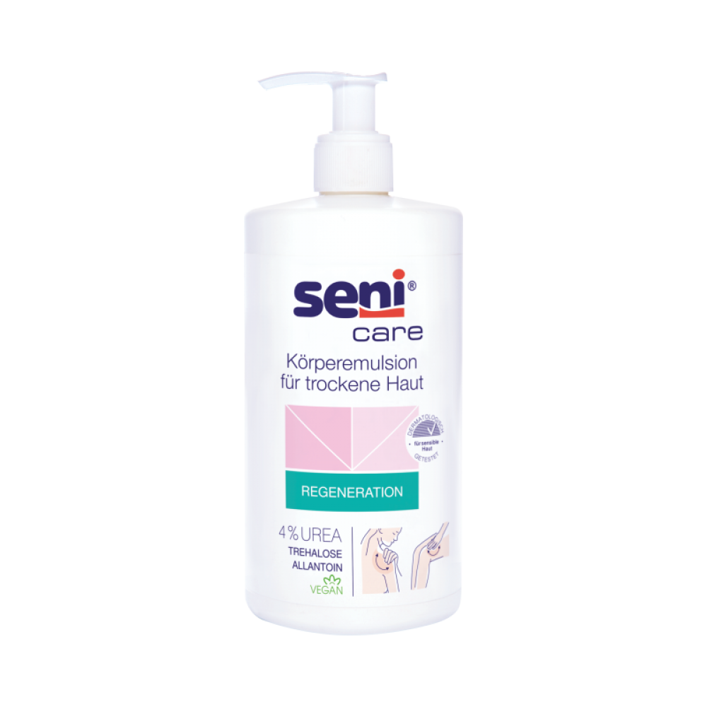 Seni Care Körperemulsion für trockene Haut 500 ml