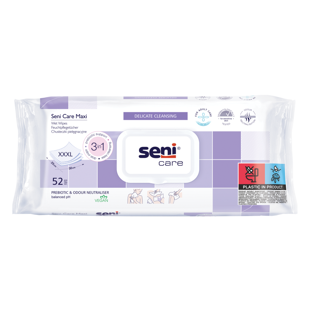 Seni Care Feuchttücher Maxi 52 Stück
