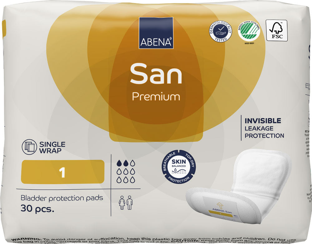 Abena San Premium Einlagen (mit Klebetape)