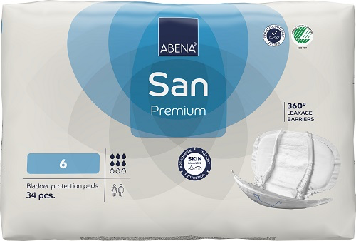 Abena San Premium Vorlagen (ohne Klebetape)