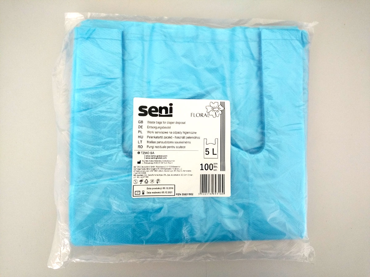 Seni Care Entsorgungsbeutel für Inkontinenzmaterial 100 Stück